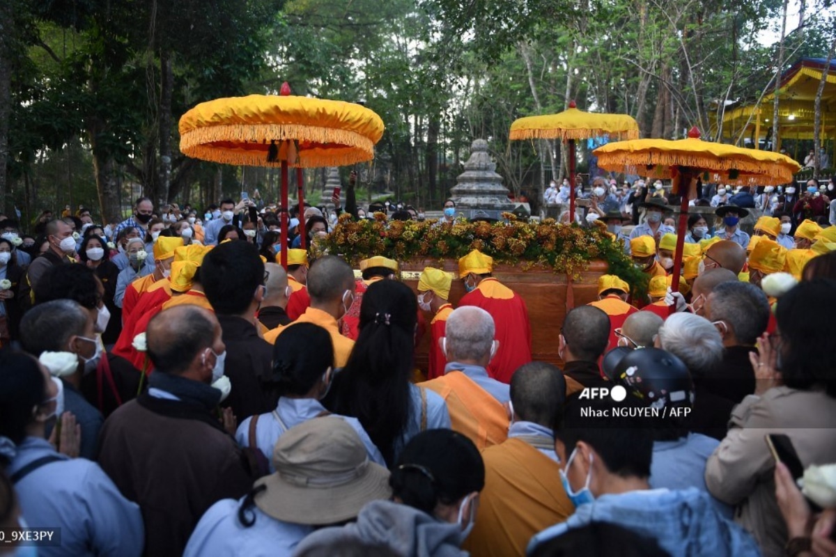 Foto: AFP. Thich Nhat Hanh, uno de los principales líderes religiosos del mundo falleció a los 95 años en Vietnam.