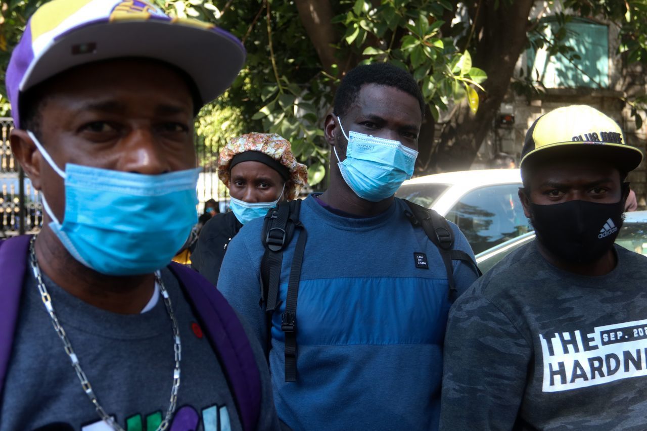 Foto: Cuartoscuro | SECGOB dialoga con migrantes frente a la Comar