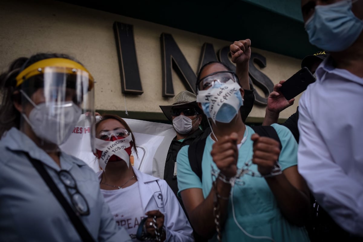 Foto: Cuartoscuro | El grupo de médicos busca una respuesta a su situación contractual.