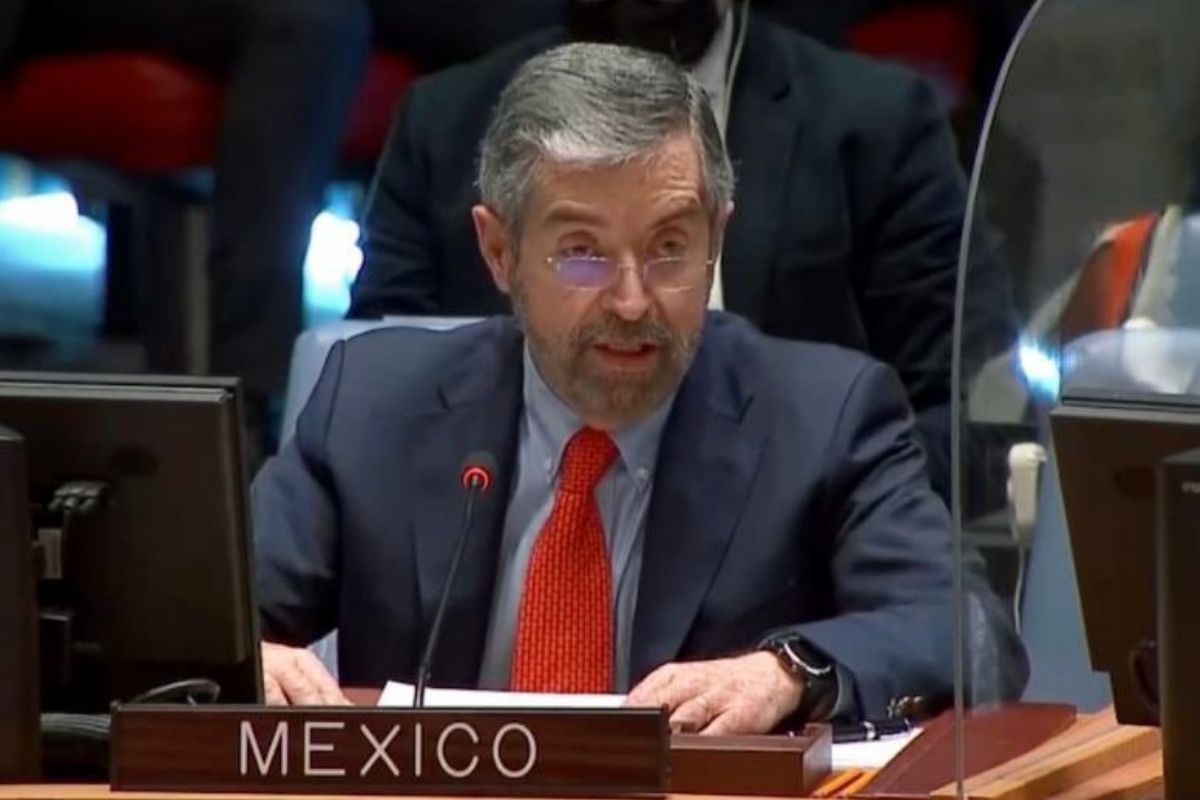 Foto: Twitter/@MexOnu| Apela De la Fuente a diplomacia y diálogo en Ucrania