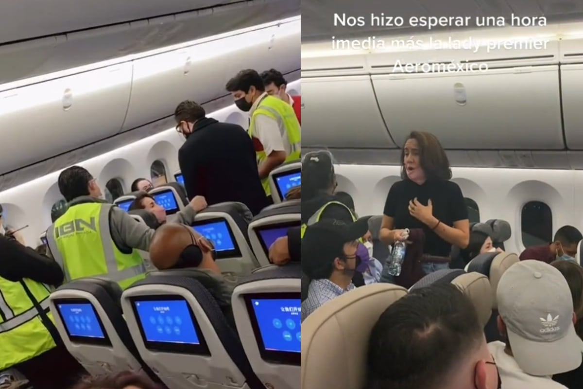 Usuarios de TikTok apodaron a la mujer como Lady Aeroméxico.