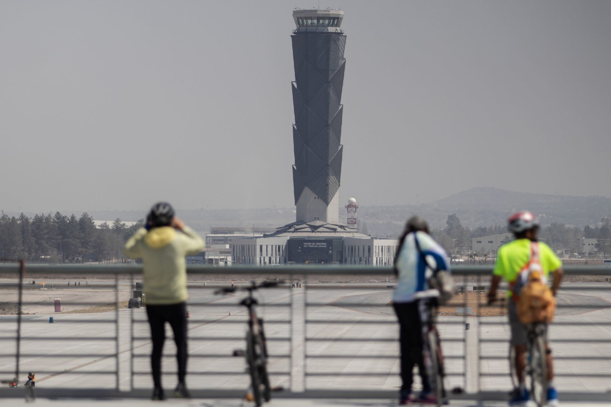 Aeropuerto Internacional Felipe Angeles (AIFA) en Santa Lucía.