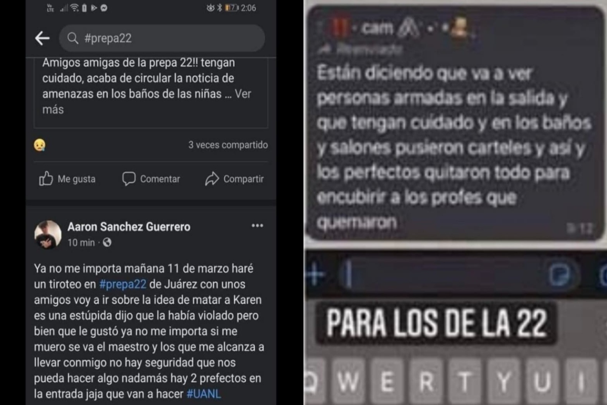 Aunque las presuntas amenazas llenaron las redes sociales, el municipio de Guadalupe reforzó las medidas de seguridad