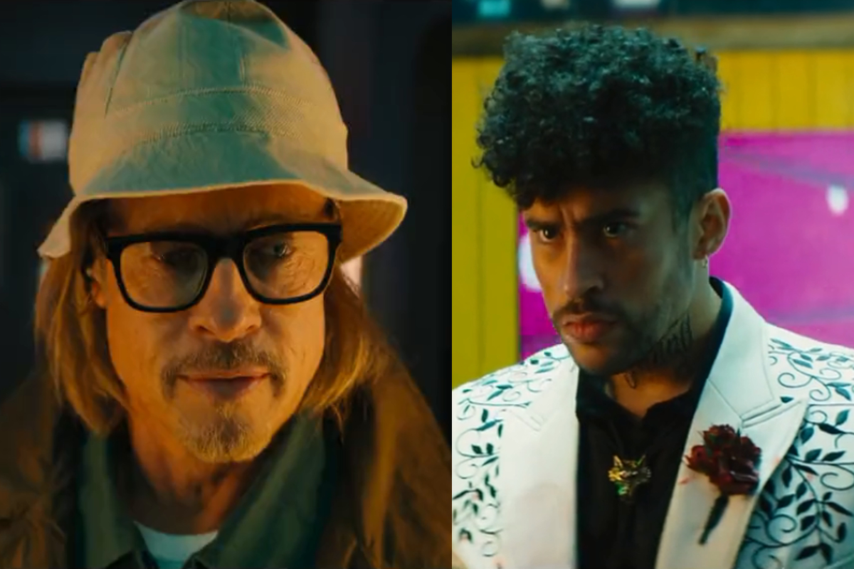 Brad Pitt y Bad Bunny protagonizan el primer tráiler de Bullet Train.