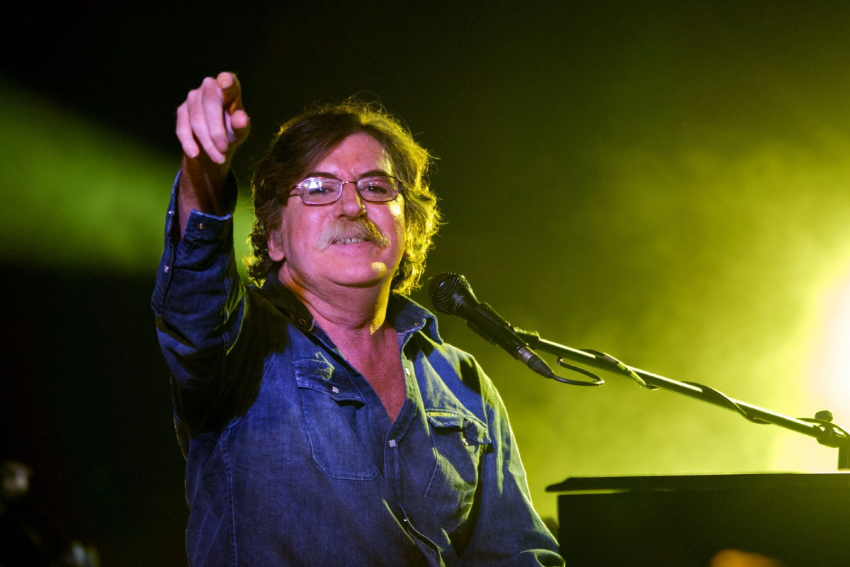 Charly García durante gira por México.