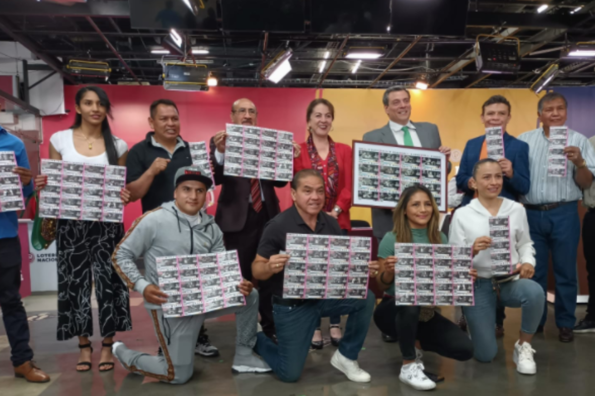 Foto: Javier Velazquez | La Lotería Nacional rinde homenaje a los pugilistas mexicanos