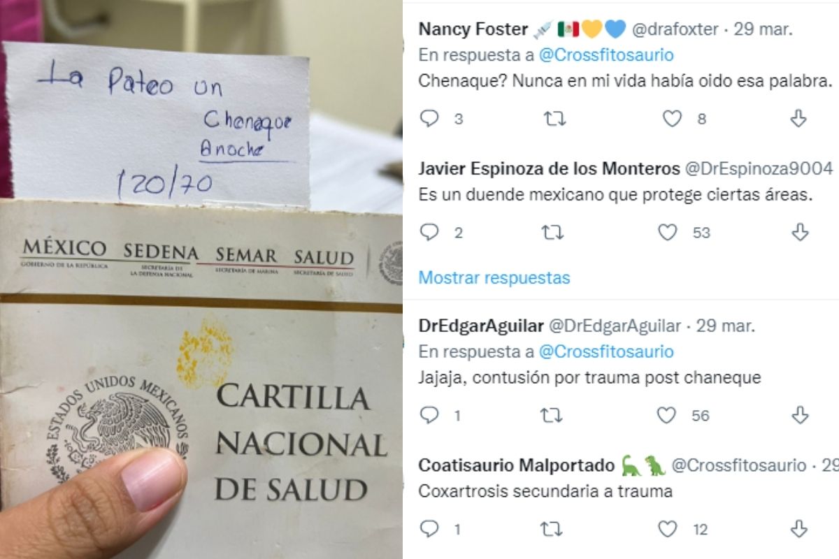 Foto:Captura de pantalla|Paciente va a consulta al IMSS porque la “pateó un Chaneque”