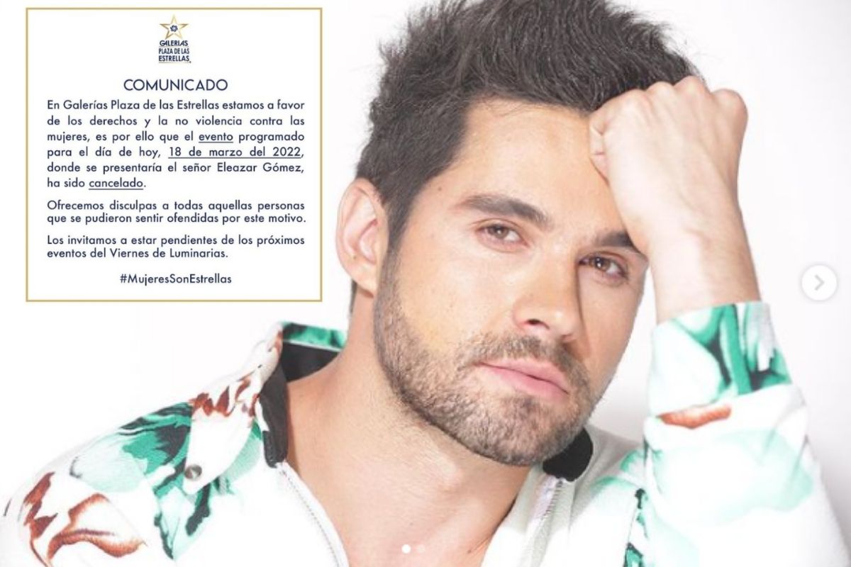 Foto: Instagram/@eleazargomez333|Se cancela homenaje a Eleazar Gómez por quejas de internautas