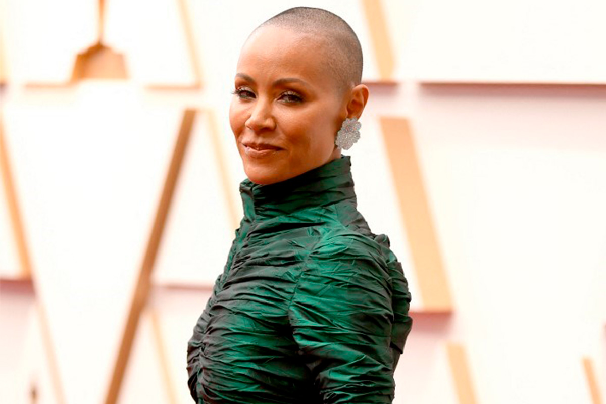 Jada Pinkett y su aceptación a la pérdida de cabello