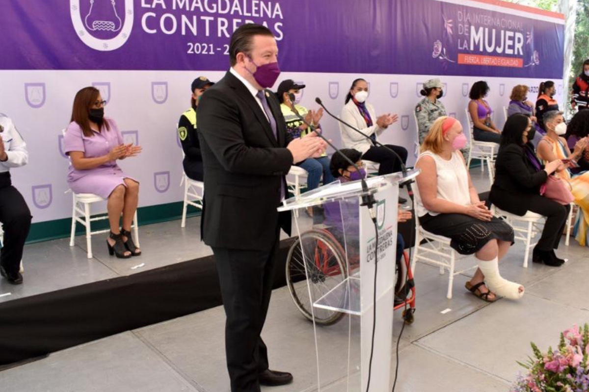 Firma Magdalena Contreras acuerdo interinstitucional para integración de Protocolo Violeta de la Mesa de Seguridad