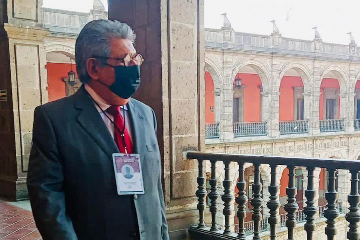 Visita Plácido Morales Palacio Nacional