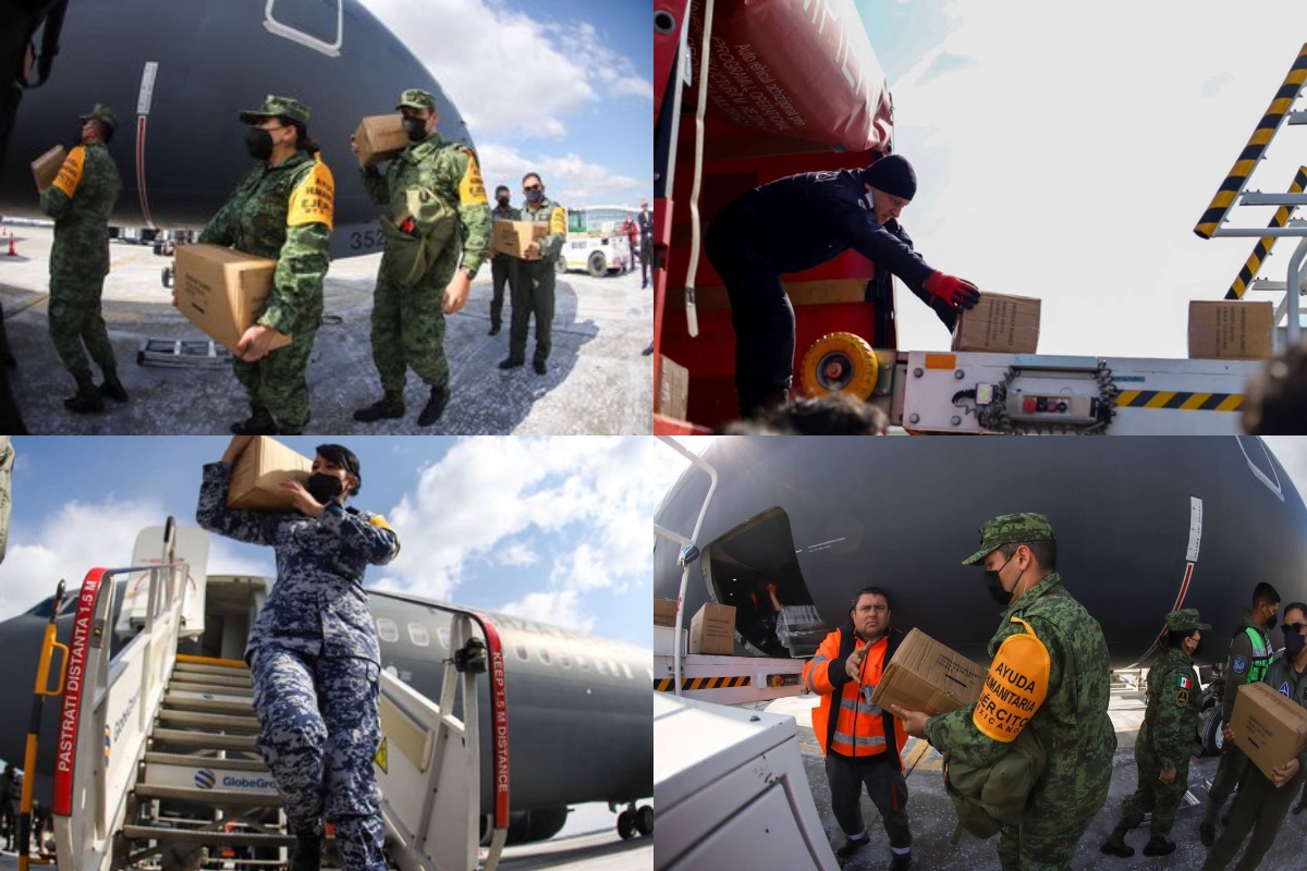 El Canciller Marcelo Ebrard en su cuenta de Twitter informó sobre el aterrizaje de este avión a Rumania esta mañana