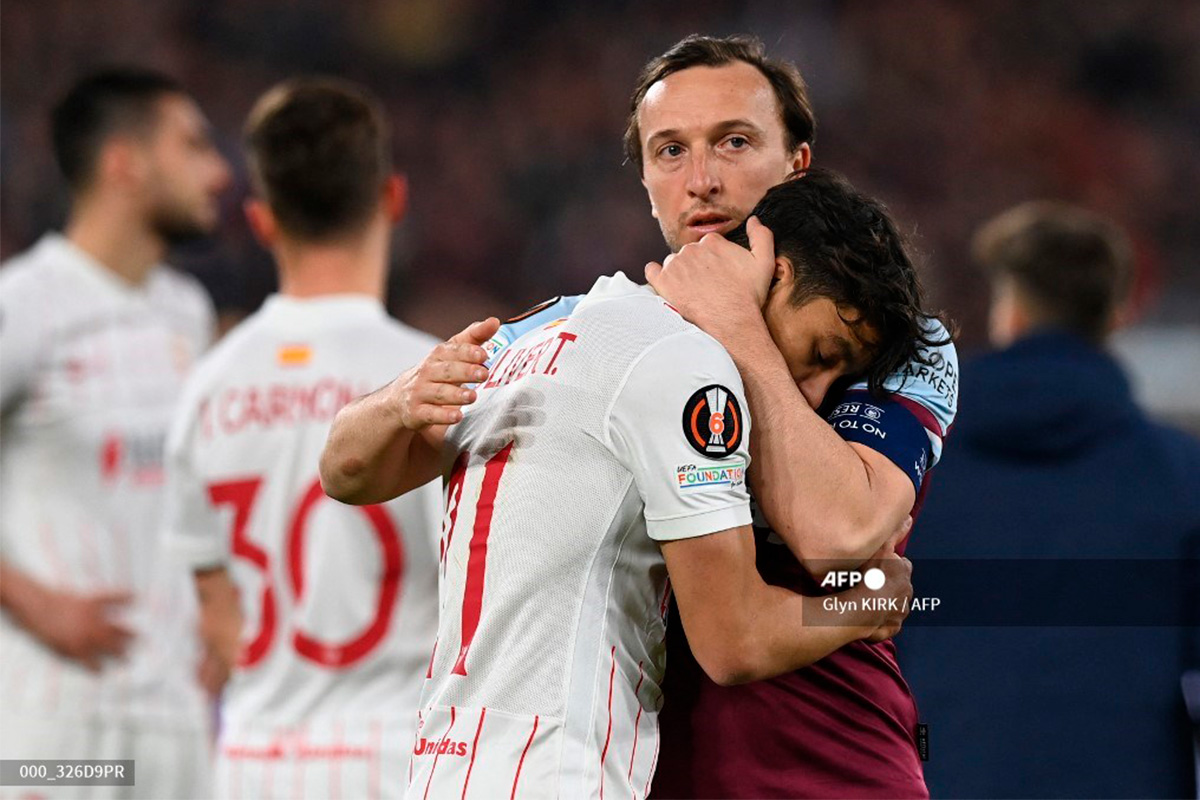 Sevilla eliminado en Europa League tras perder 2-0 ante West Ham