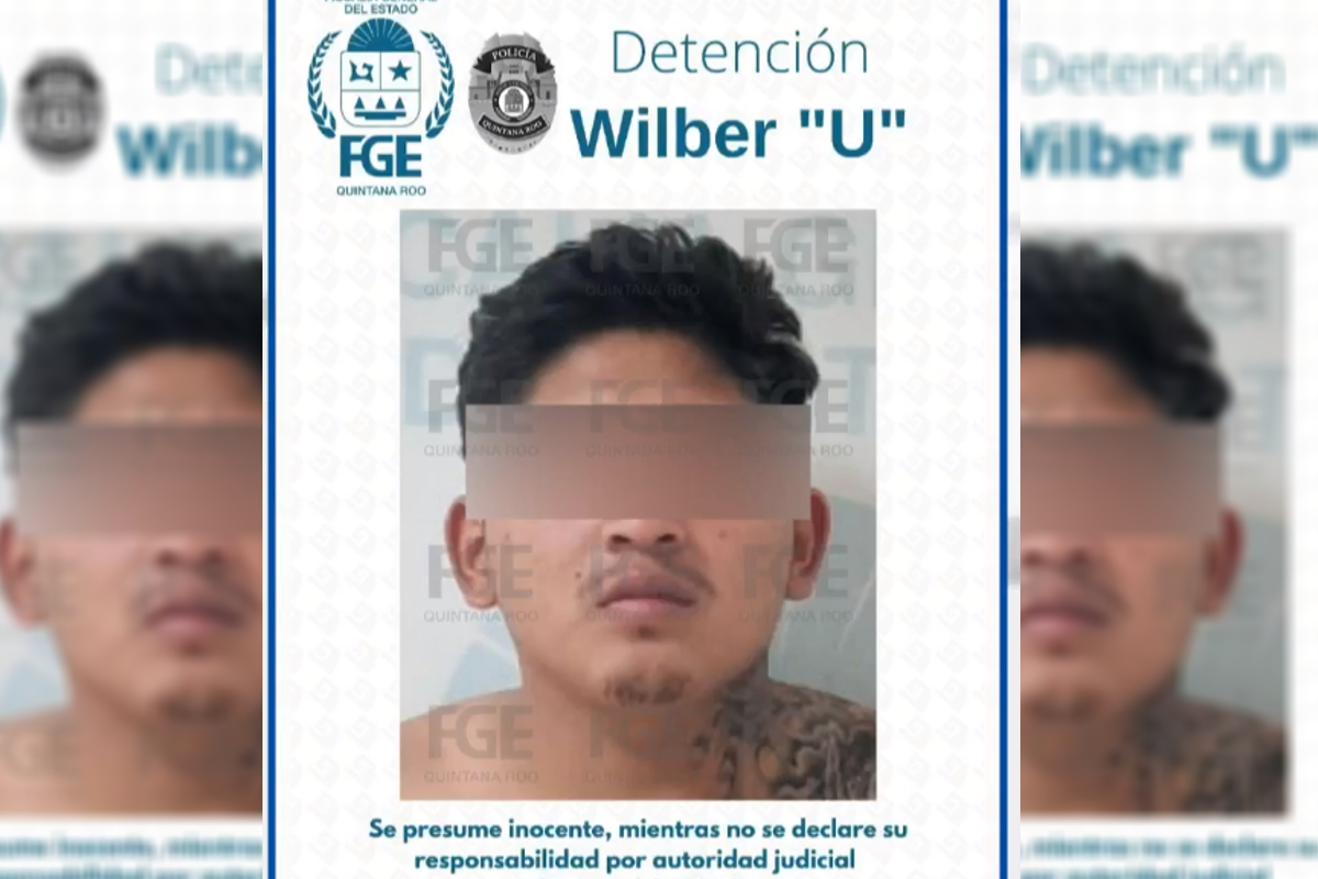 La Fiscalía de Quintana Roo informó la detención de Wilbert U, presunto participante en el asesinato en el club Mamitas Beach.