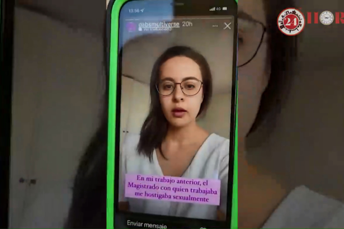 En video, una usuaria de Instagram señaló como su agresor a un magistrado.