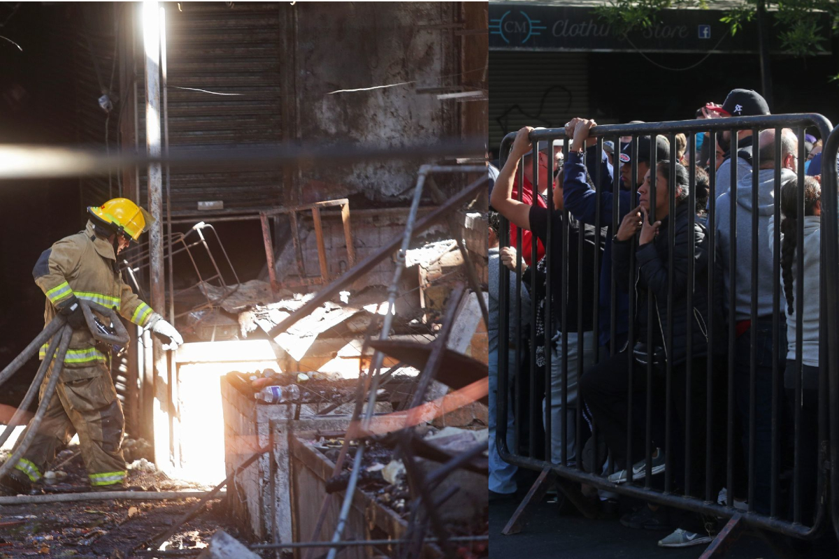 Comerciantes describieron el incendio como una “tragedia”