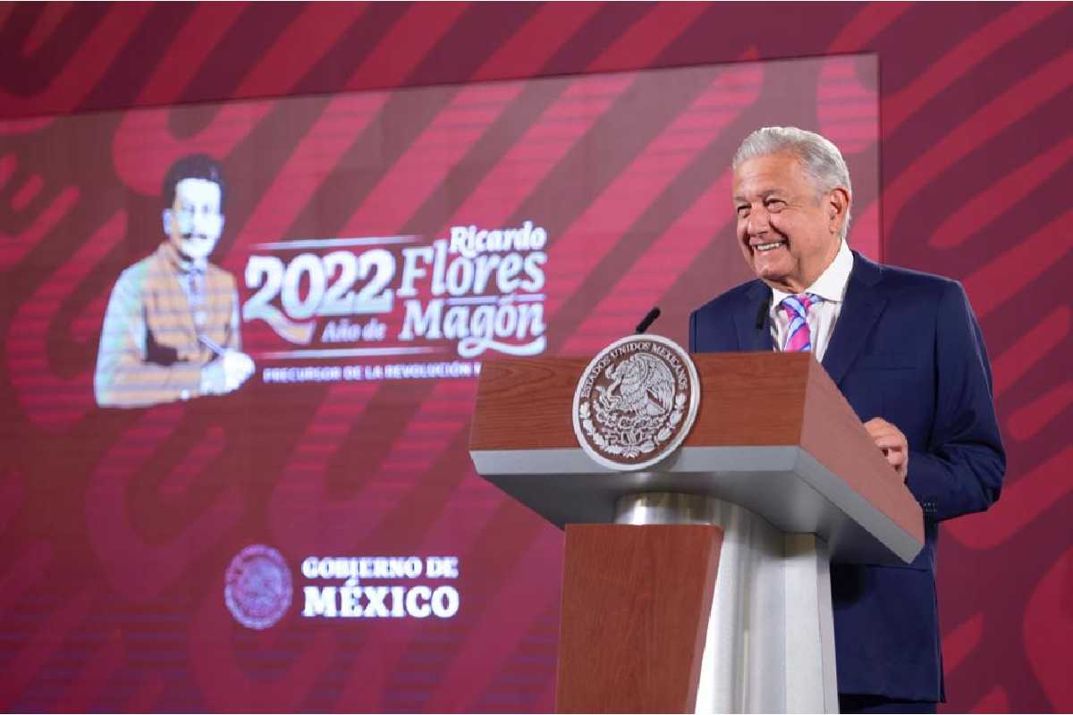 Andrés Manuel López Obrador en conferencia matutina.