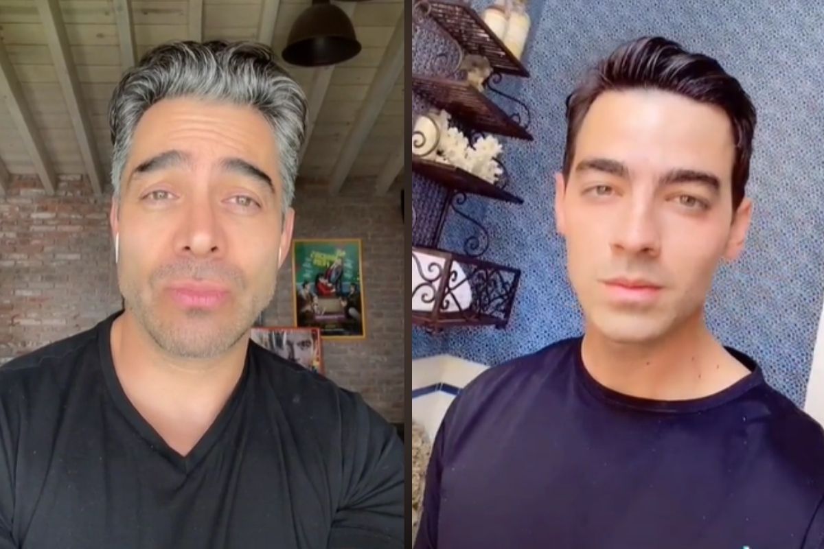 Foto:Captura de pantalla|¿Serán igualitos? Internautas comparan a Omar Chaparro con Joe Jonas