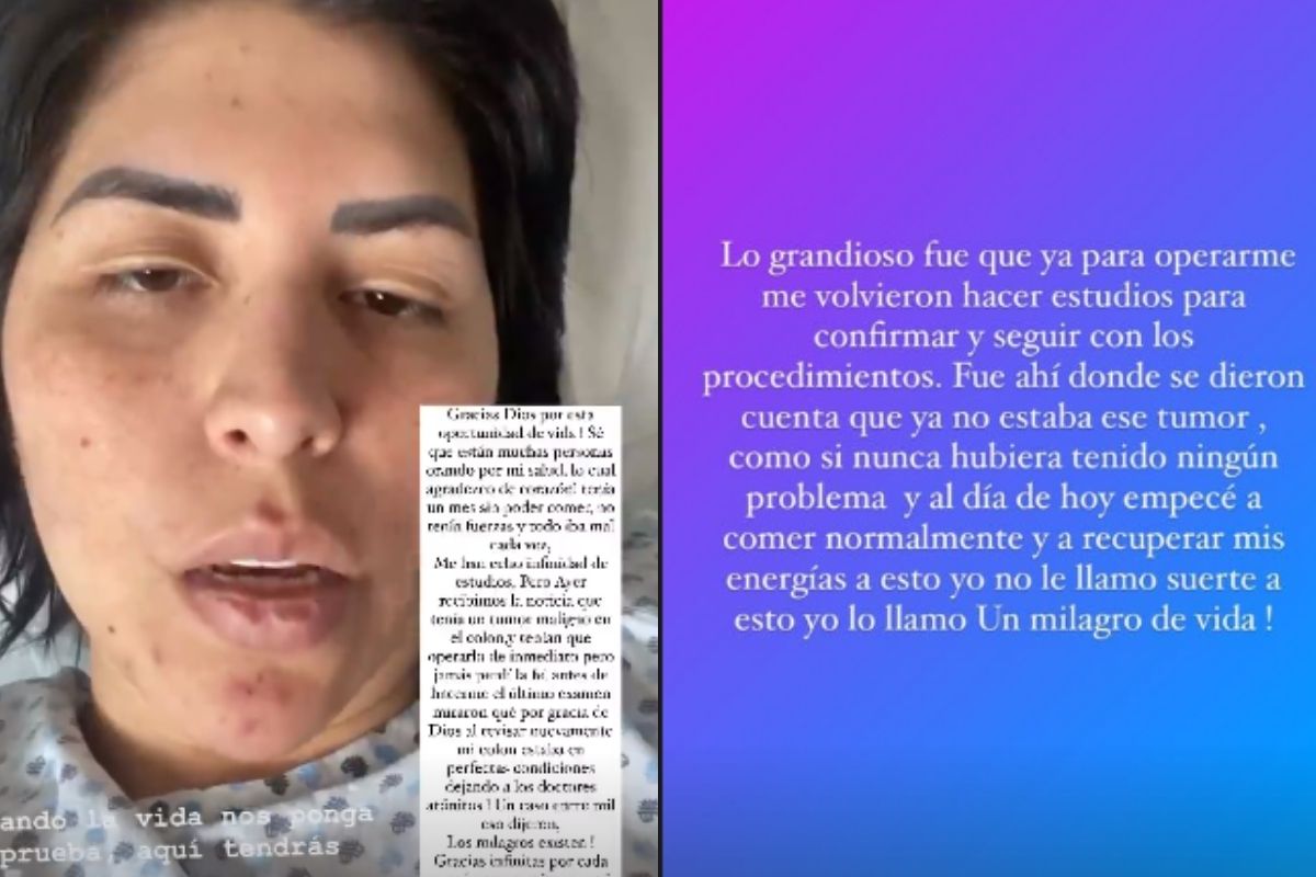 Foto:Captura de pantalla|¡Milagro de vida! Se recupera de su tumor la madre de Christian Nodal