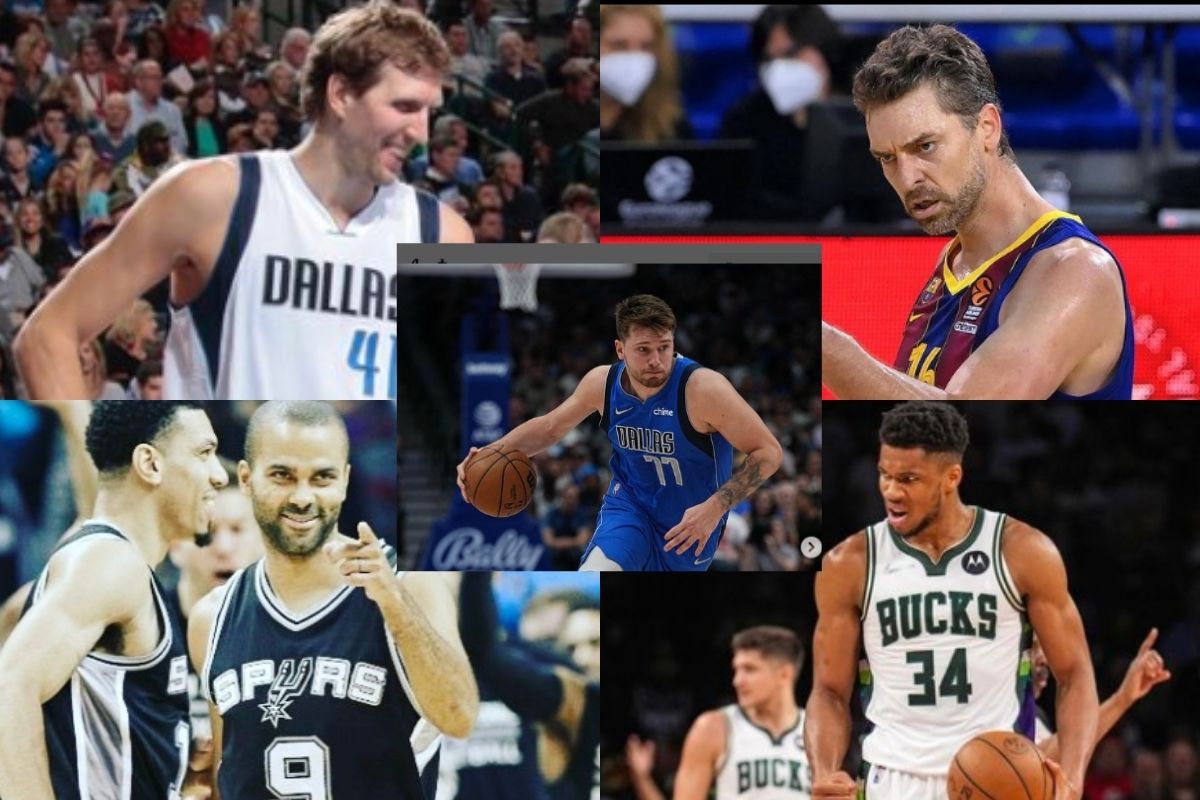 Foto: Redes sociales|El mejor quinteto europeo en la historia de la NBA