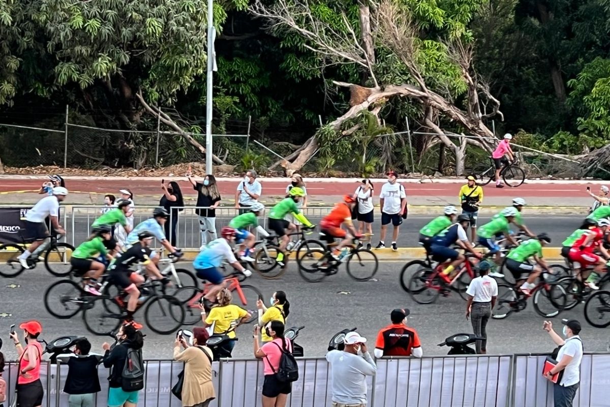 Foto: Especial|Ciclistas nacionales e internacionales copan la etapa en México del Tour de Francia