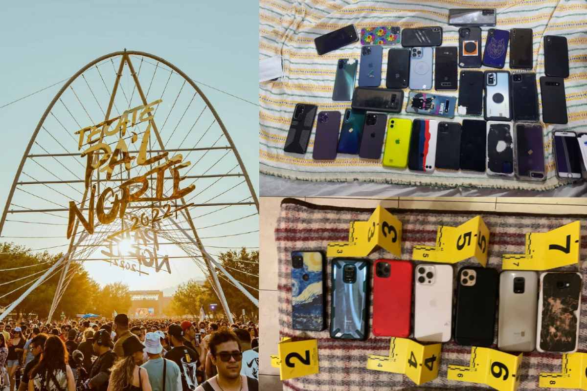 Festival Pa'l Norte sumó 128 denuncias por robo de celulares.