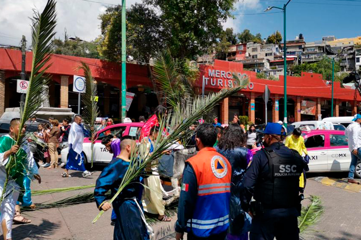 Operativo especial de seguridad por Semana Santa en Magdalena Contreras