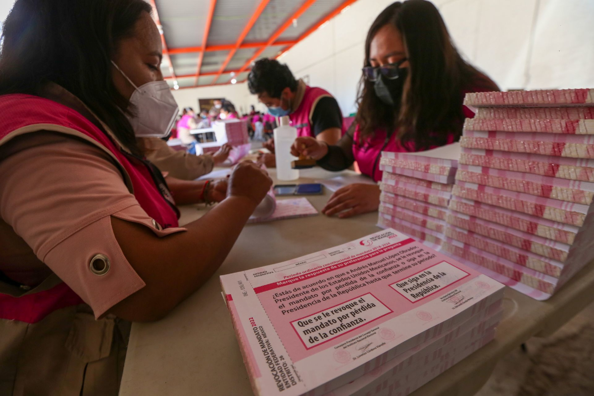 Arranca la consulta de Revocación de Mandato.