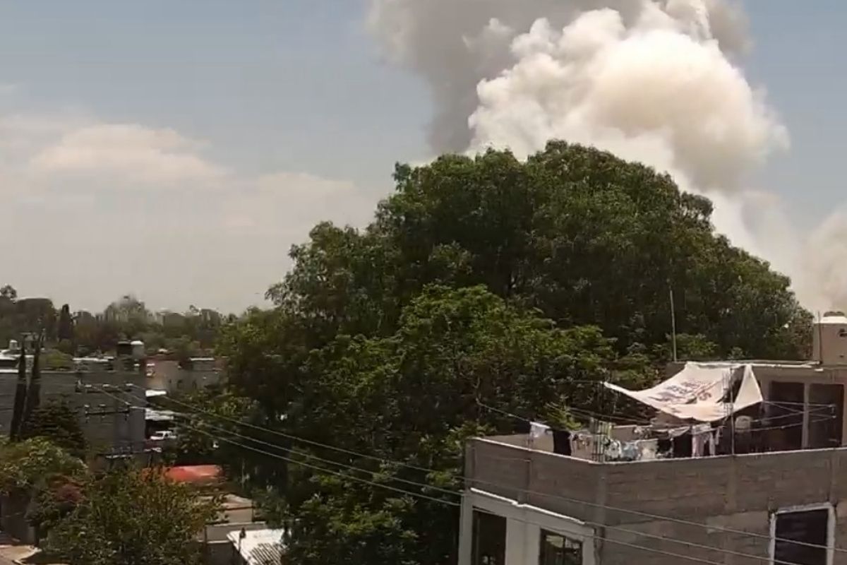 Foto:Twitter/@pciviledomex|Video: Reportan explosión a las orillas de la laguna de Zumpango