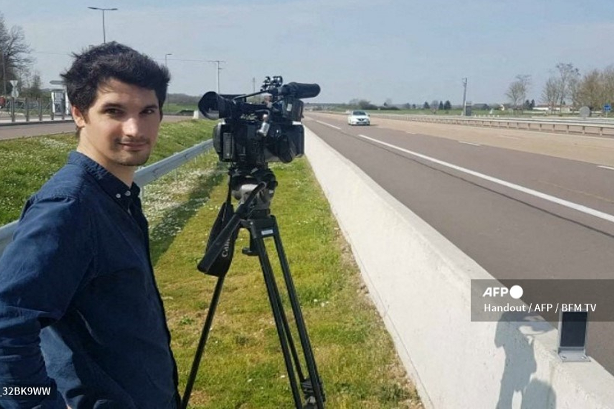 Frédéric Leclerc-Imhoff cubría la evacuación de civiles en Ucrania.