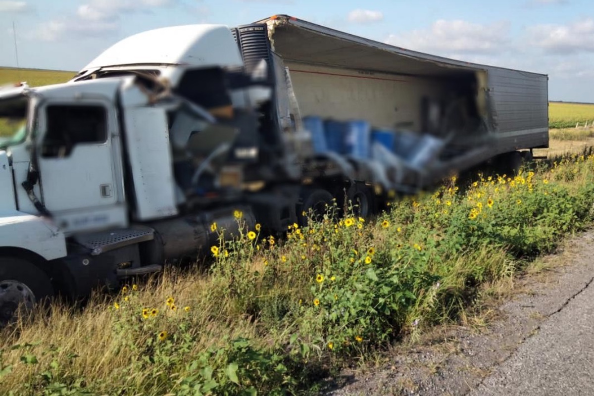 Se accidenta tráiler que transportaba 4 toneladas de cadáveres de perros y gatos