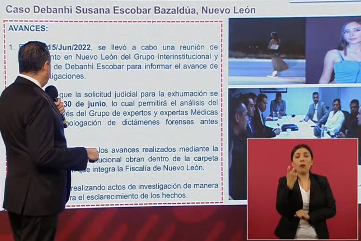 La SSPC informó que la exhumación de Debanhi Escobar será el 30 de junio.