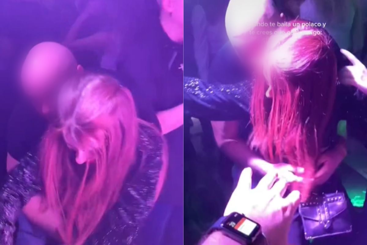 Foto:Captura de pantalla|Video: Sufre presunto acoso en un antro al bailar; pensó que era su amigo