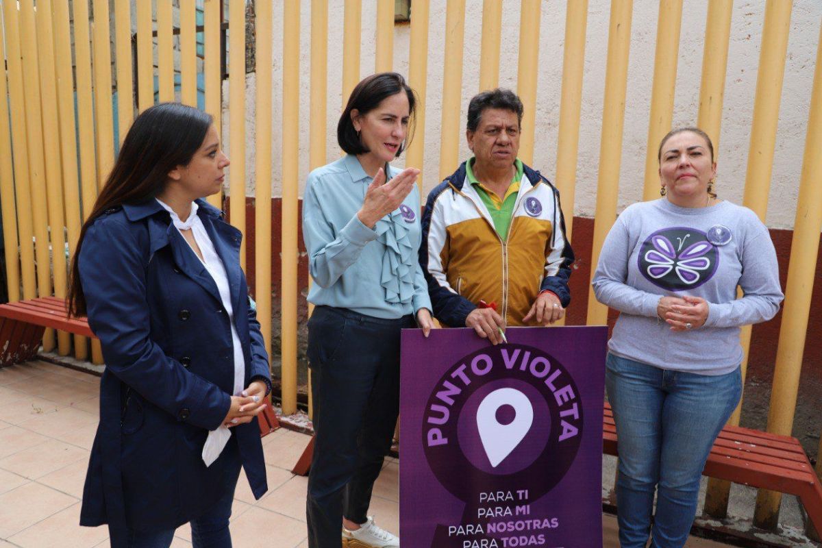 Foto:Especial|Los puntos violeta son una realidad y el personal está ampliamente capacitado: Lía Limón