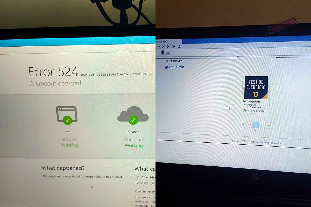 Hoy era el examen para la prepa UANL y la plataforma se cayó