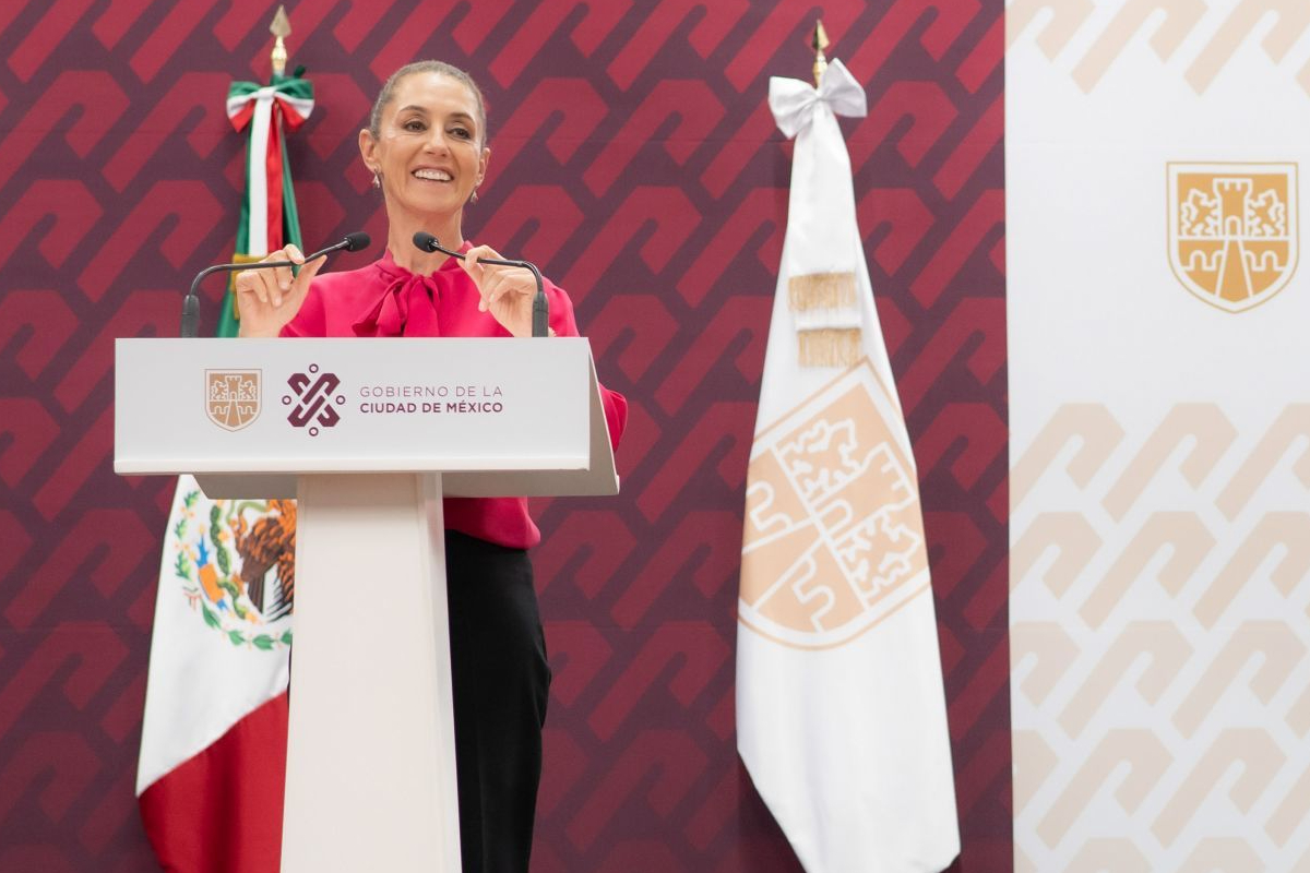 La jefa de Gobierno, Claudia Sheinbaum muestra solidaridad a Oaxaca por el huracán "Agatha"