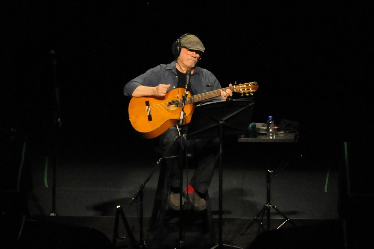 Silvio Rodríguez en el Auditorio Nacional.