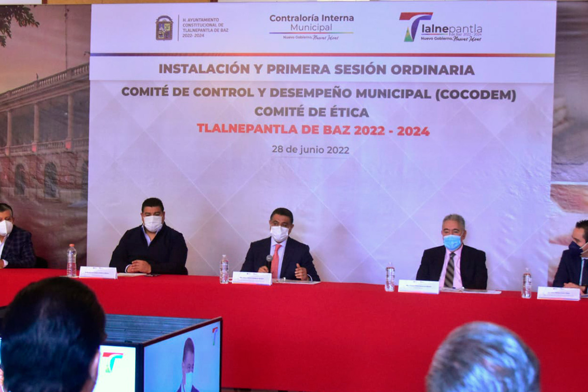 Tlalnepantla, primer municipio en instalar el órgano de control para vigilar uso de recursos y garantizar gobernanza