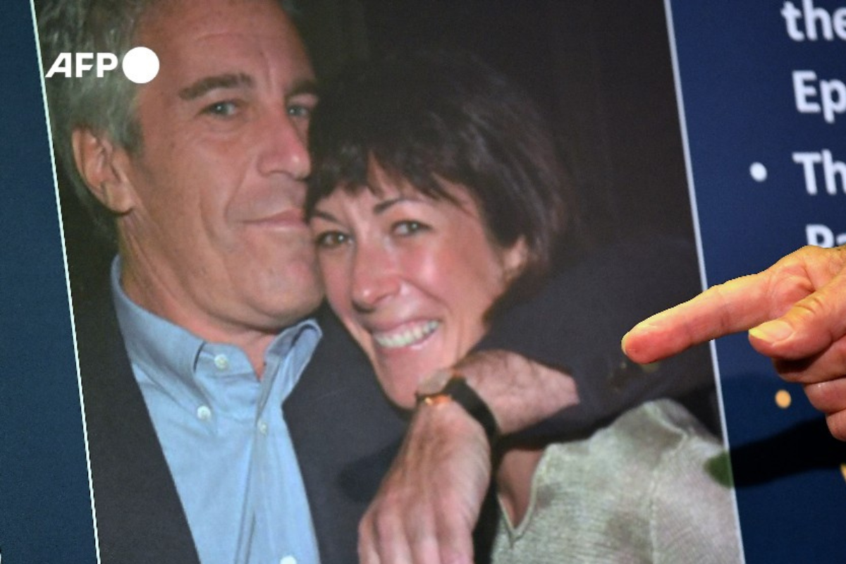 Foto: AFP | Ghislaine Maxwell, sentenciada a 20 años de prisión por delitos sexuales