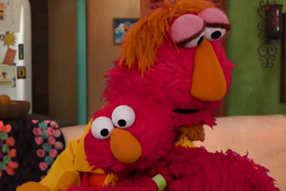 Foto: Twitter/ @sesamestreet | ¡Muy valiente! Elmo de ‘Plaza Sésamo’ recibe su vacuna contra covid-19