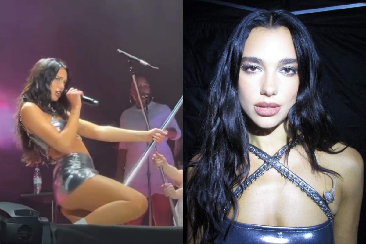 Foto: Twitter/ @dualipanoticia | Dua Lipa rompe las redes con sensual baile en concierto