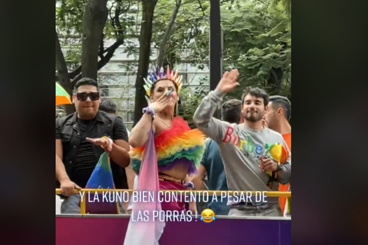 Kunno sufre bochornoso momento, luego de ser abucheado en la 44 edición de la marcha LGBT