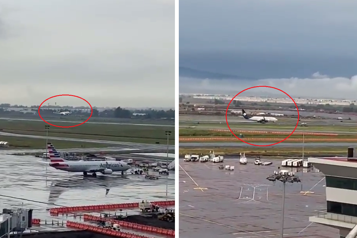 Avión de Aeroméxico aterriza de emergencia en Guadalajara.