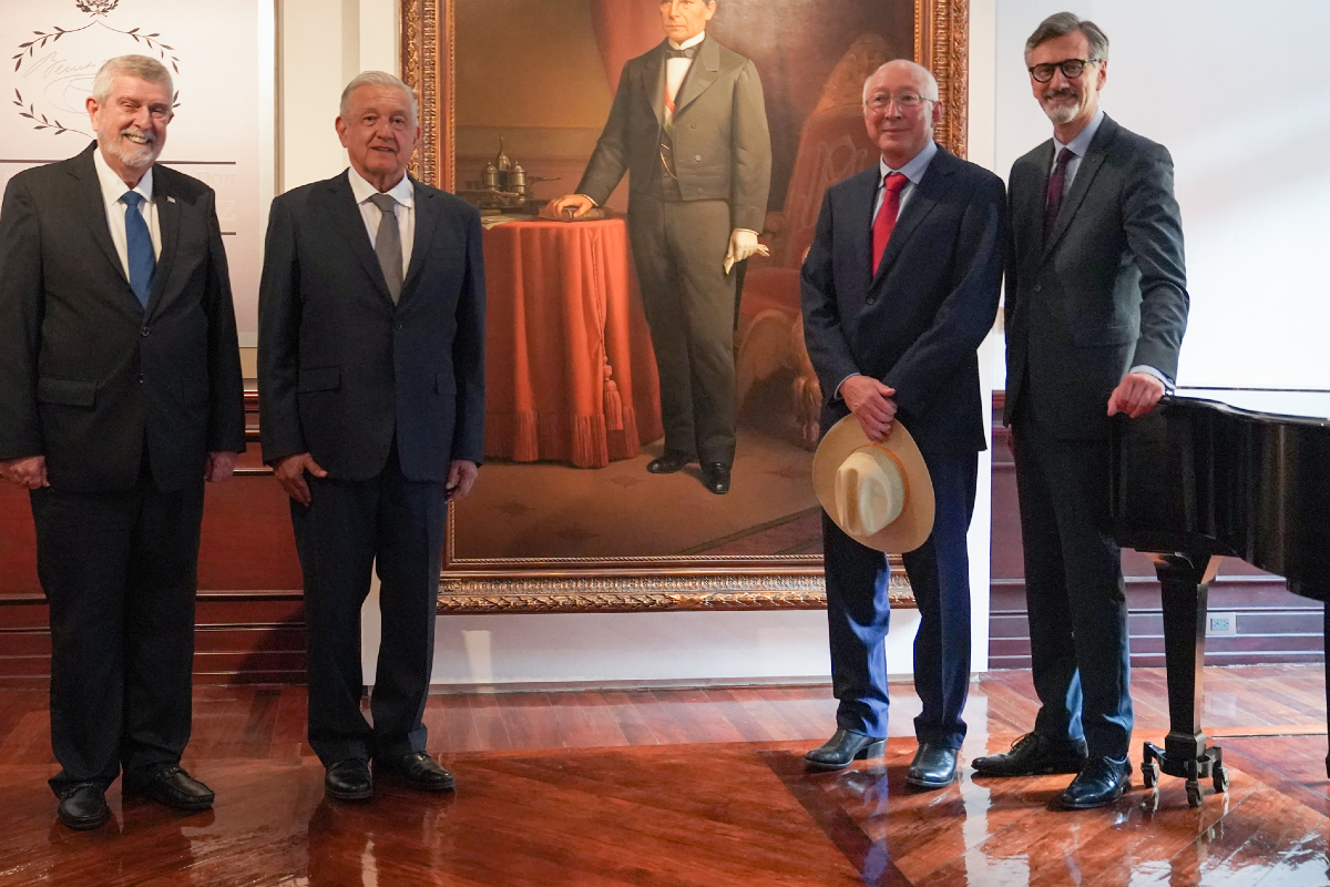 AMLO llamó a la reconciliación en el marco del aniversario luctuoso de Benito Juárez.