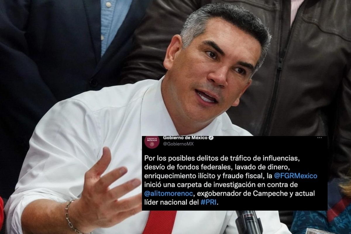 AMLO señaló que "fue un error" que el Gobierno informara sobre la investigación de la FGR a Alito Moreno.