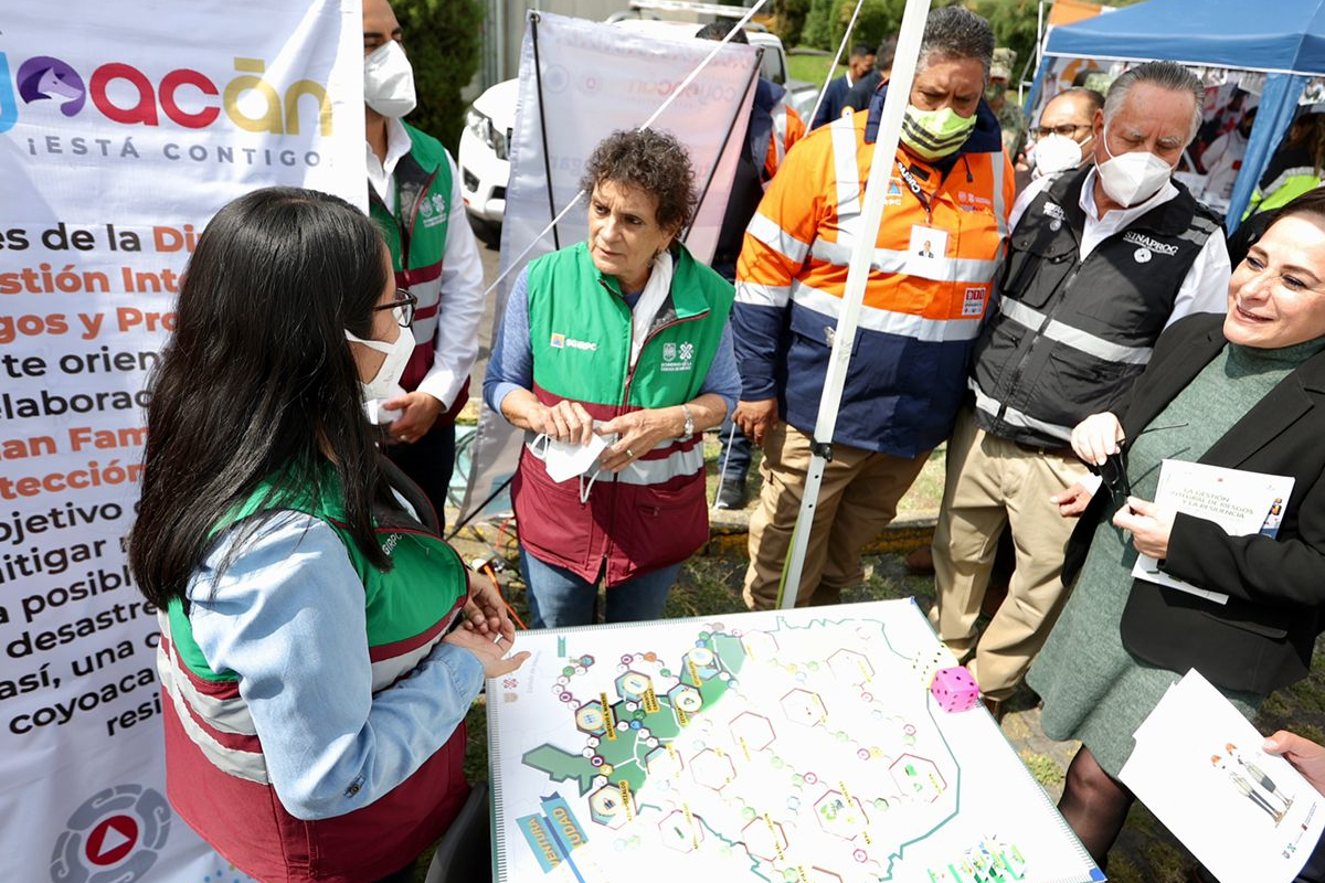 Coyoacán busca ser una demarcación resiliente y ante ello se suma a los esfuerzo de la CNPC