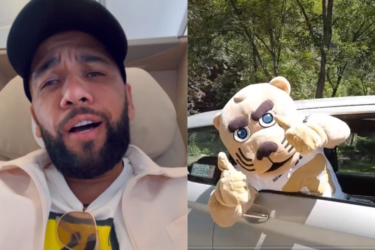 Foto:Captura de pantalla|“Nos vemos prontito, vamos Pumas” Dani Alves viaja rumbo a México