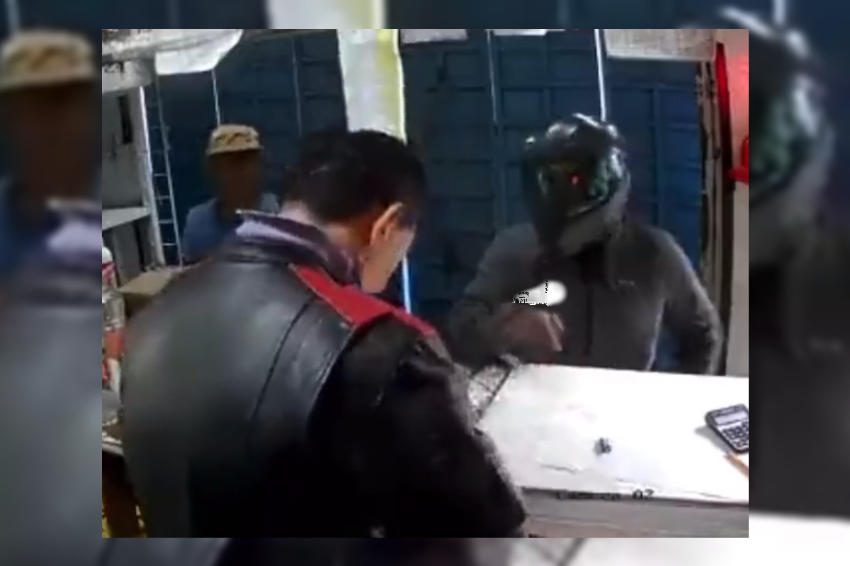 En redes se viralizó el clip de una presunta extorsión en La Merced.