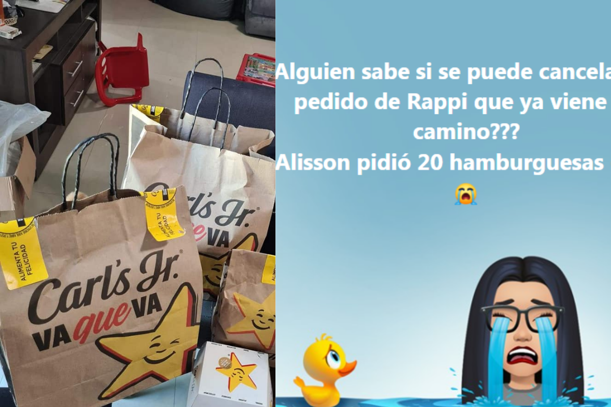 Foto: Facebook/ @Berenice Quintos | ¡Para que no pase hambre! Por error una niña pide 20 hamburguesas por Rappi para su papá