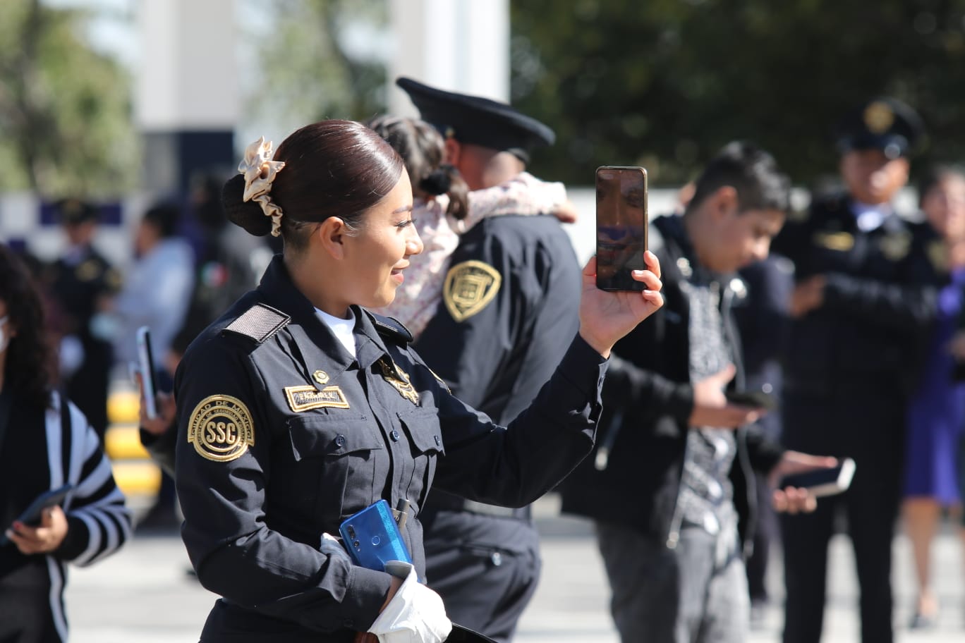 Más de 200 elementos de la SSC se recibieron de la Universalidad de la Policía de la Ciudad de México